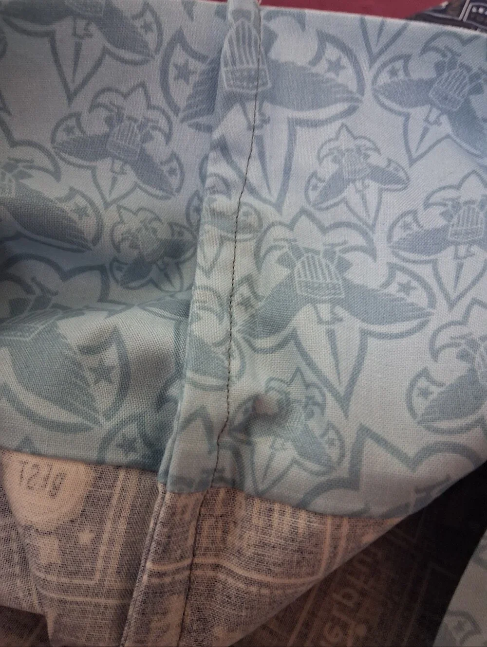Boy Scout Homemade Standard Size Pillowcase.